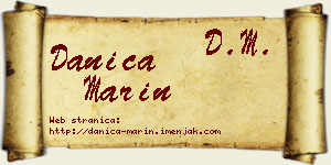 Danica Marin vizit kartica